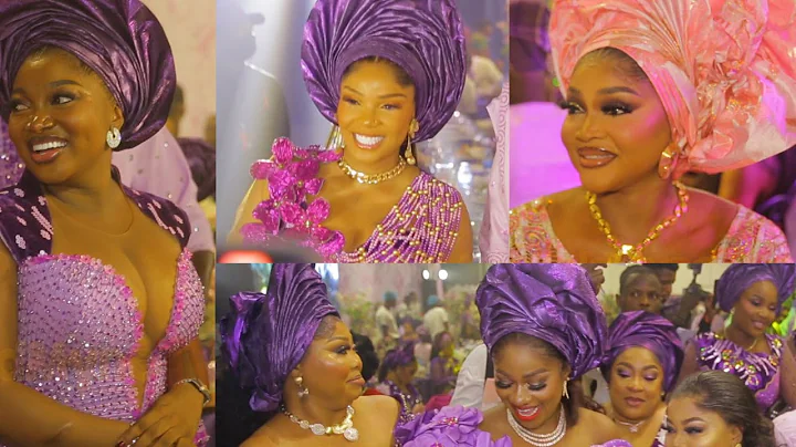 IYABO OJO, OVERSABI AUNTY, KIEKIE AND NKECHI BLESSING ON STAGE WITH SEGUN JOHNSON AT MERCY AIGBE MOM