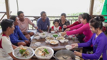 Nấu Nồi Bánh Canh Cá Lóc Bột Xắt Nước Cốt Dừa hấp dẫn cho Đại Gia Đình Ai Cũng Khen Ngon | HQ #1768