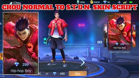 Chou Normal to S.T.U.N. Skin Script Full Effects & Sound - No Password