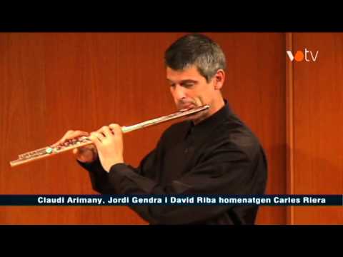 VOTV -Claudi Arimany, Jordi Gendra i David Riba homenatgen Carles Riera