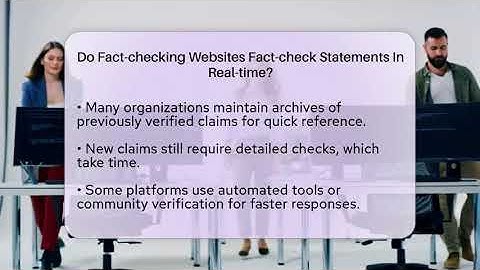 Do Fact-checking Websites Fact-check Statements In Real-time? - Everyday-Networking