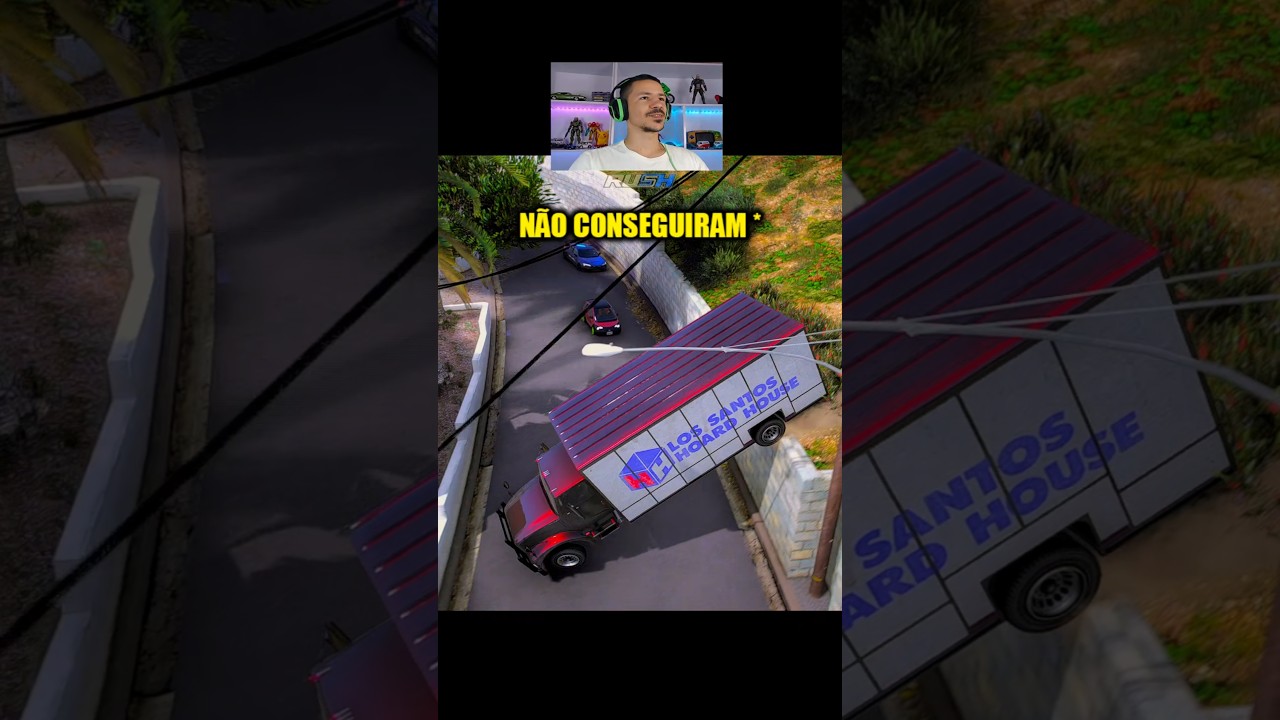Nao deu para o policial pegar ele com a moto nessa fuga insana no gta rp #shorts #viralvideo