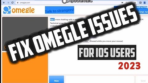 Omegle Server error | Omegle Bad IP | Omegle Banned Network | Omegle Technical Issues | Omegle Issue