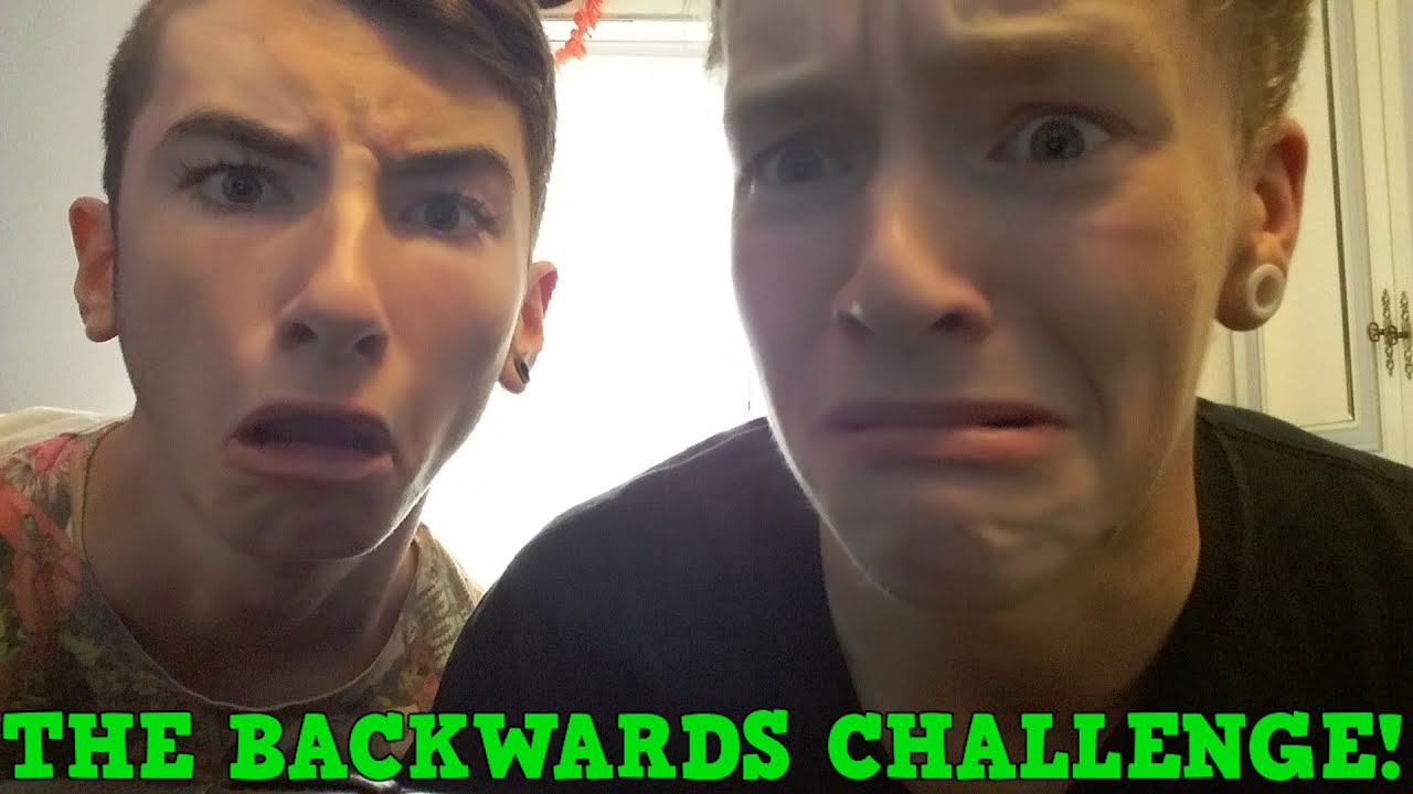 THE BACKWARDS CHALLENGE! - YouTube