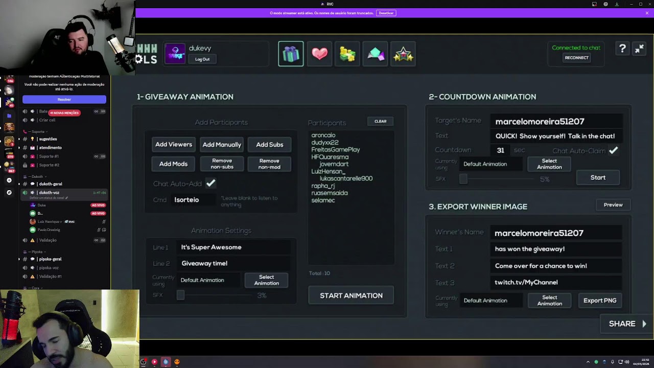@dukoth AO VIVO | Task e coisarada – Mongekoth dia 285