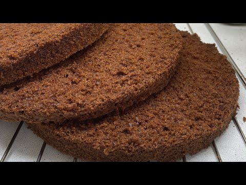 ШОКОЛАДНЫЙ шифоновый БИСКВИТ/Идеальная