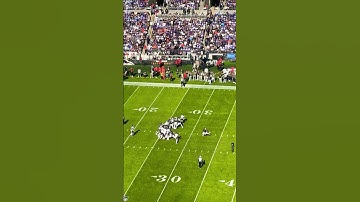 Tyler Loop with a Baltimore Ravens field goal in the final two minutes of the first half