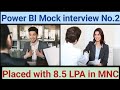 Power bi mock interview  power bi developer interview  power bi real time questions