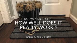Norwex Entry Mat  & Mop vs. Glo Germ
