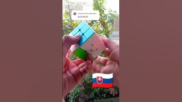 Slovakia flag on Rubik