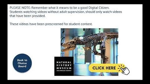 Choice Board Tutorial Video