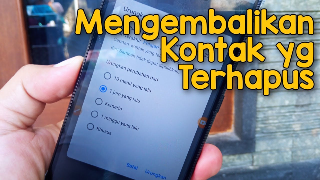 Cara Mengembalikan Nomor Kontak Yang Lama Terhapus di HP Infinix HOT