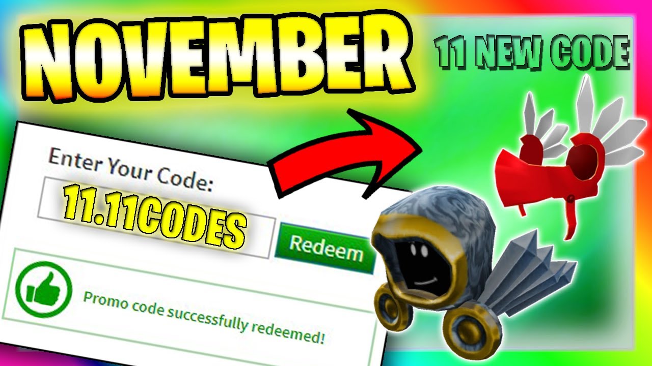 *11 Codes!?* ALL NEW PROMO CODES in ROBLOX (November 2023) 