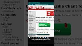 Download and Install FileZilla Client