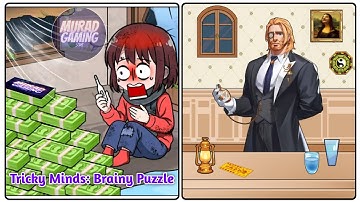 Tricky Minds Brainy Puzzle Level 85: Help The Receptionist Distinguish Monsters !Gameplay Solution