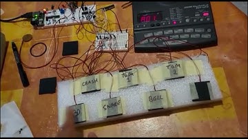 Arduino Midi Drum Kit