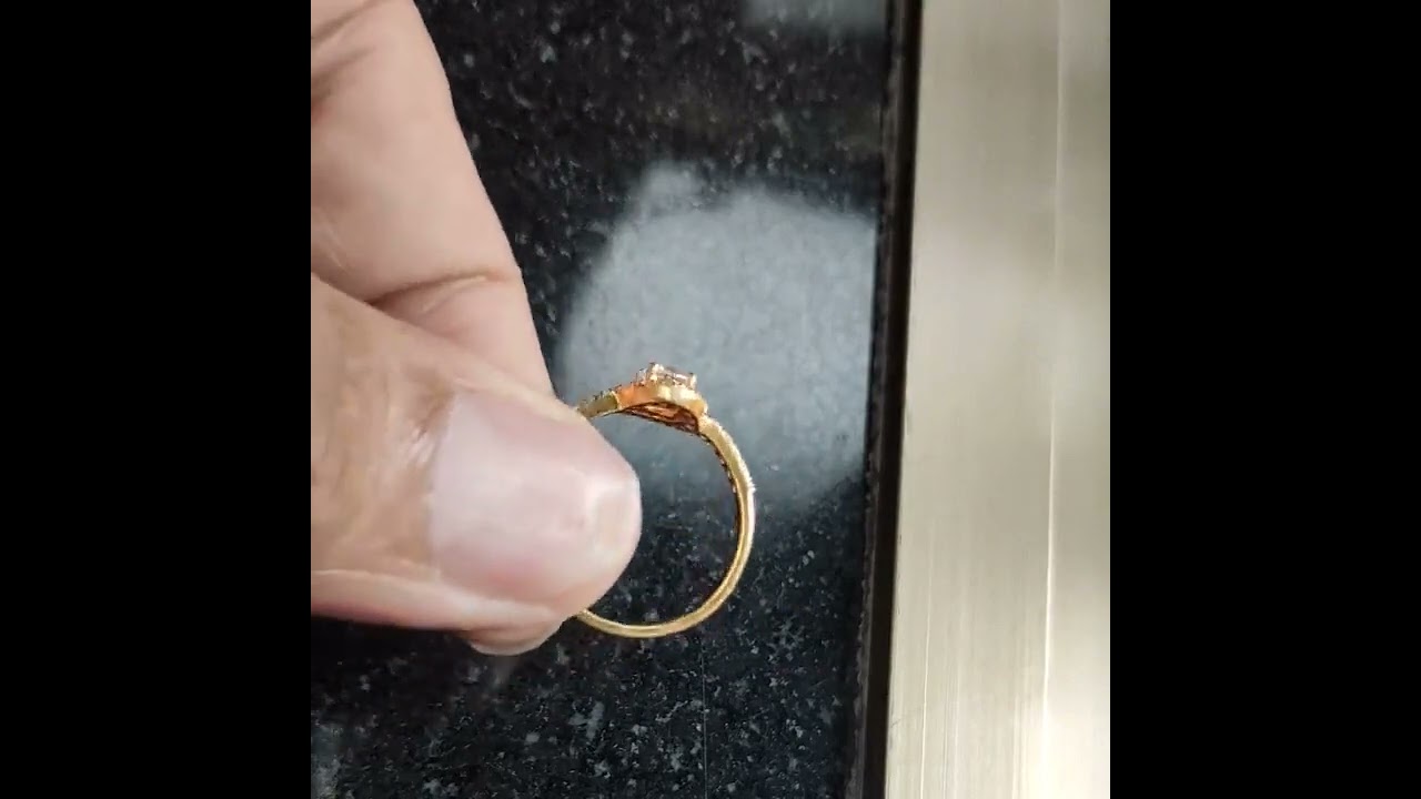 Round Halo Wedding Ring,6 mm Cubic Zircon Solitaire,Engagement Ring, Anniversary Gifts,JewelleryBloc