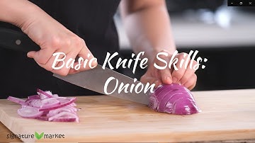 Basic Knife Skills | Onion🧅