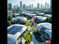 😯 Solar Pod Homes: Sustainable City Living #futuristicdesigns #innovationnation #designinspiration
