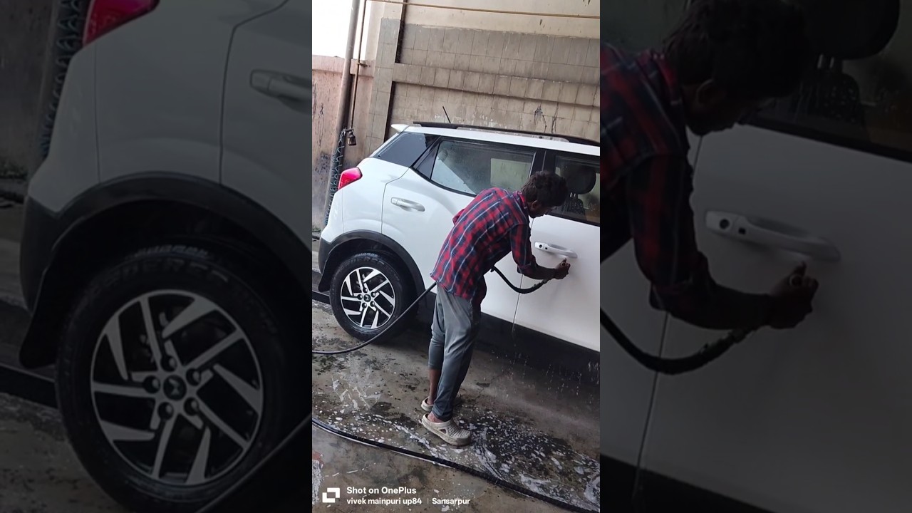 Mahindra XUV300 2023 W8 Turbosport Petrol Manual Delivery! | 5 Star Compact SUV #trending #washing