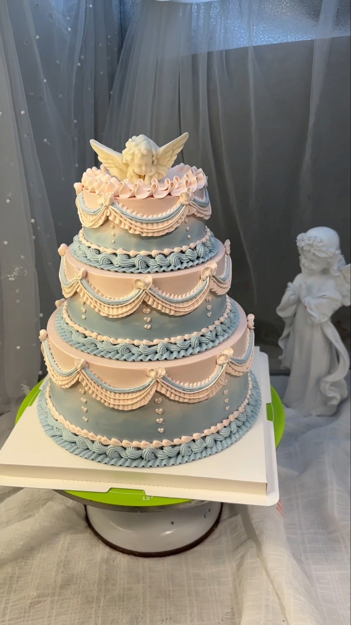 Production process Cake coating Technical training Hands-on teaching  Internet celebrity cake Let's