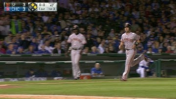 SF@CHC: Posey comes home on Zobrist