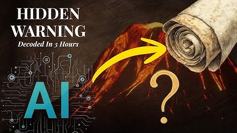 AI Cracked 2,000-Year-Old Scrolls in 2025 | Revealed a Warning Lost to Time