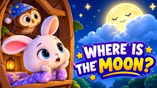Luna Bunny Finds the Sleepy Moon 🌙🐰 | Bedtime Story for Babies | Cute Animal Story/#videos 