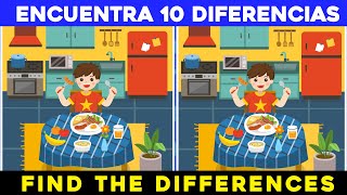 Encuentra las Diferencias 😵‍💫👀 Find the Differences | Juego Visual No.14