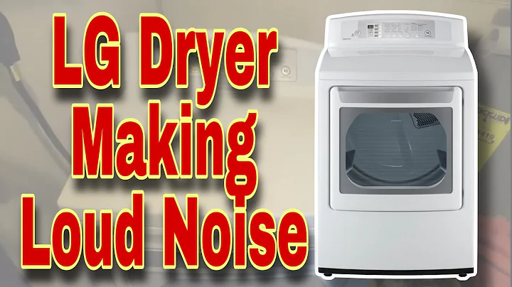 How to Fix LG Dryer Making Loud Noise | Loud Rumbling Noise | Model #DLE4801W