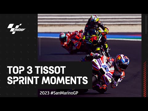 Top 3 #TissotSprint Moments! 💪 | 2023 #SanMarinoGP 🇸🇲