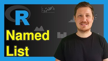 Create Named List in R (2 Examples) | Initialize New & Build from Vectors | setNames() & as.list()