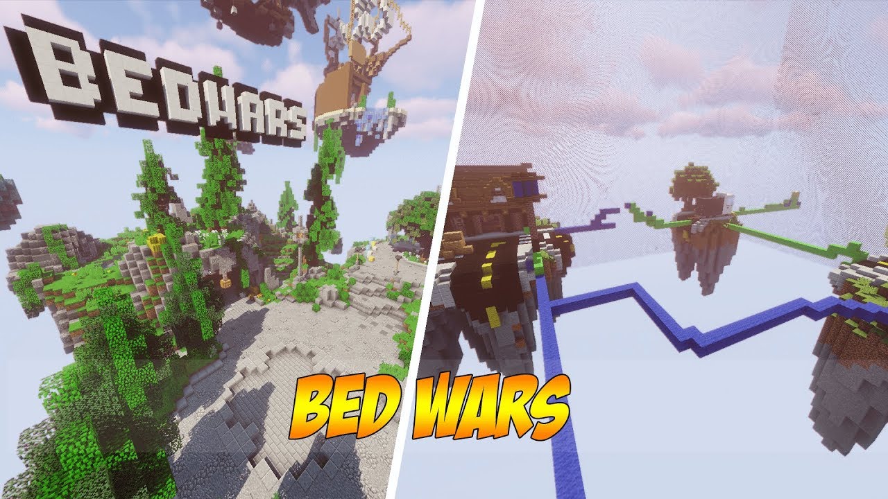 MINECRAFT SERVER BEDWARS : Solo, Time, Dupla, Trio e Quarteto