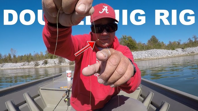 How To Tie a Double Jig Rig For Crappie 