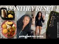 Monthly reset getting back into routine    meal prep motivation new habits  todo list mote