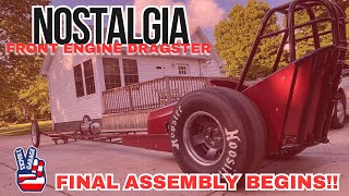 Nostalgia Front Engine Dragster! Final Assembly Begins and The Front Wheels are In! #timelapse by 2HacksGarage 320 views 4 days ago 15 minutes