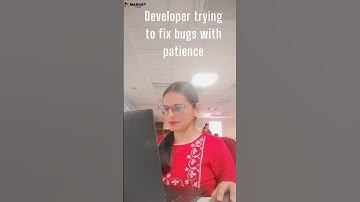 Developer trying to fix bugs with patience #viral #tips #reel #digitalmarketing #developer #bugs