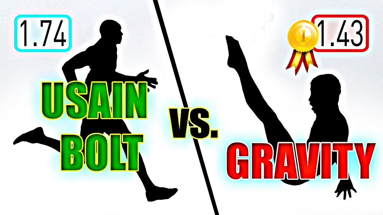 ⁣Usain Bolt vs. Gravity