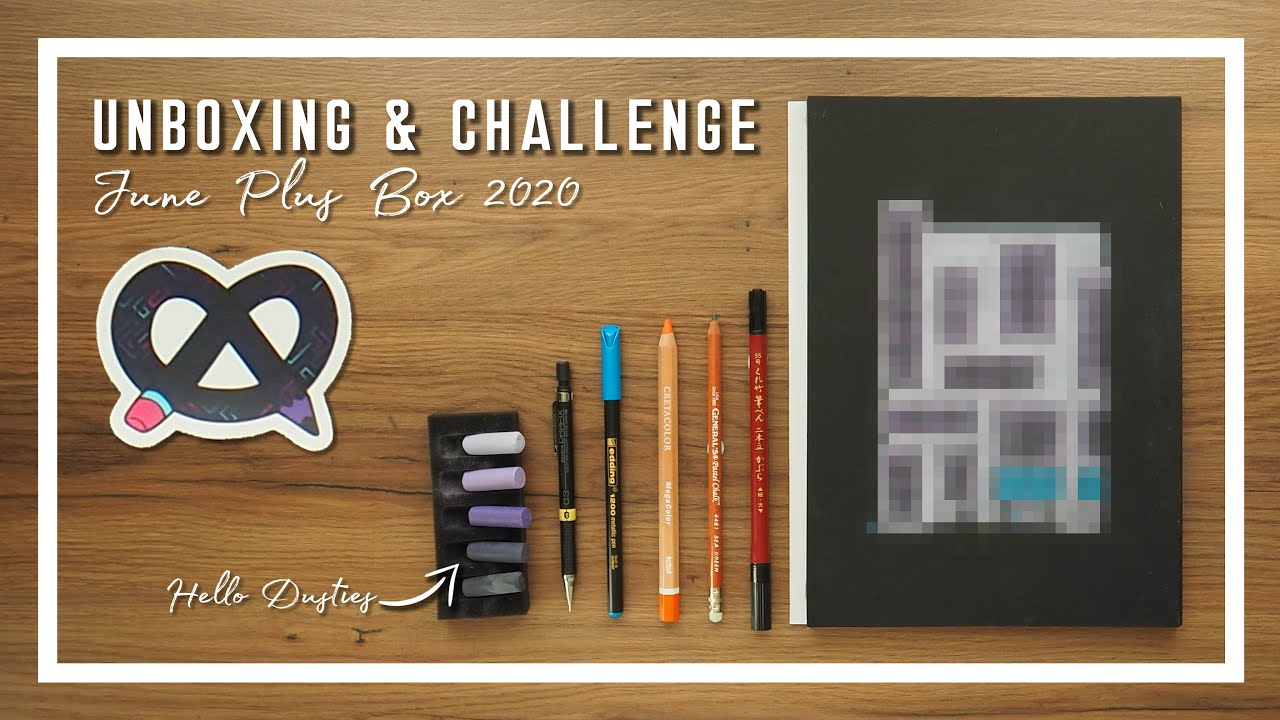 ARTSNACKS Plus 🥨➕  | June 2020 | Art Supplies Unboxing & Challenge