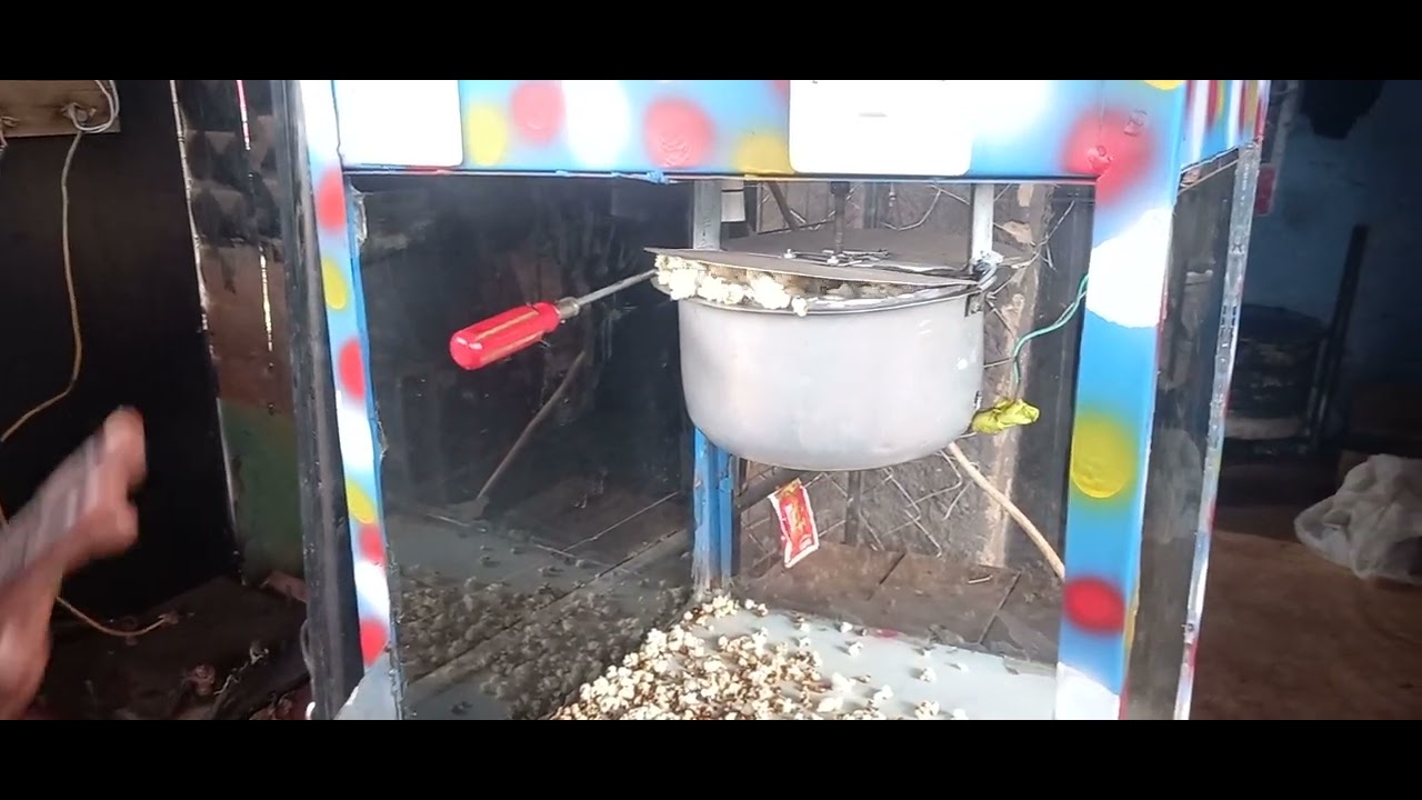 popcorn machine YouTube