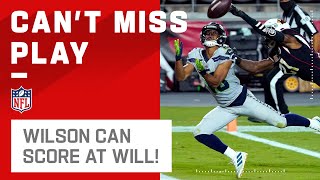 Russell Wilson Can Score At Will w\/ TD Pass to Lockett
