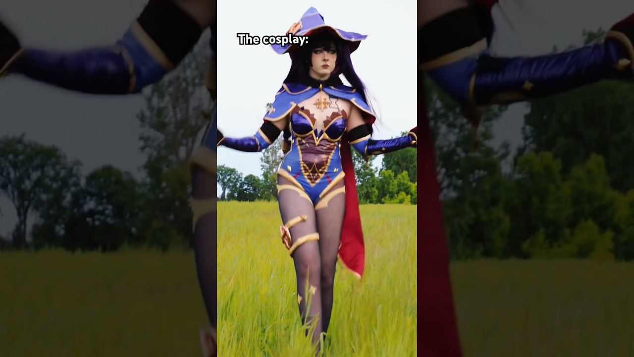The cosplayer vs the cosplay! #cosplay #anime #cosplayer #genshinimpact