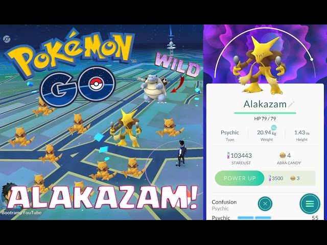 Evolving ABRA to ALAKAZAM (POKEMON GO EVOLUTION) 