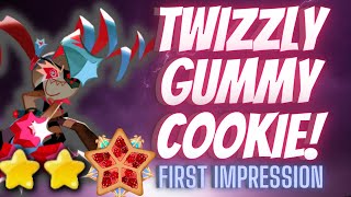 2 Star Lv60 Twizzly Gummy Cookie First Impression! | Cookie Run Kingdom screenshot 1