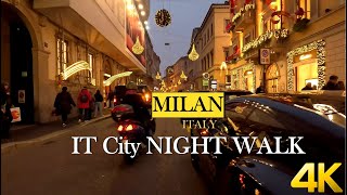 Milan - italy - It City Night Walk - My Home Office Music screenshot 2