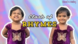 Clash of Rhymes🎵 | Hazel vs Hailey | Cute Chaos | Twin bonding❤️