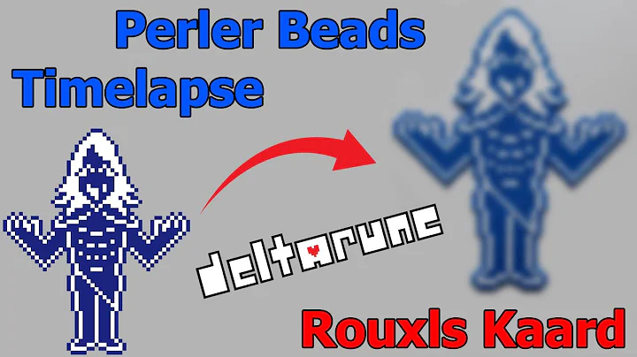 Perler Beads Timelapse: Rouxls Kaard - Deltarune P...