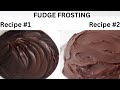 Chocolate fudge frosting two ways to popular delicious very easy recipes chocolate cake frosting