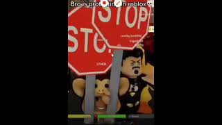 Bro Is Protesting In Roblox Credit To Pls Sub