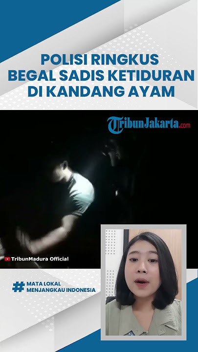 Begal Kambuhan Kabur dari Kejaran Polisi, Sembunyi di Kandang Ayam Hingga Tertidur